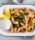 新鲜鞑靼酱黑线鳕鱼汤的图片