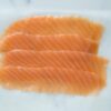 手工熏制鲑鱼的图像 - 脂肪