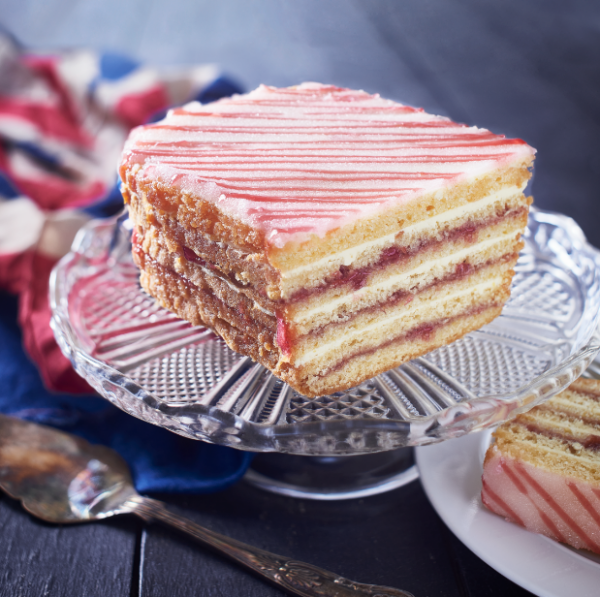 伊丽莎白海绵 - 白金禧年庆祝蛋糕